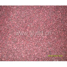 Frijoles rojos oscuros envasados ​​en bolsa de yute